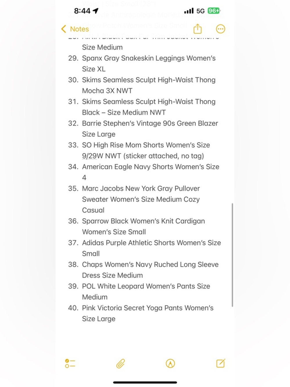 Lululemon, Athleta, Skims NWT 40 Piece Women’s Reseller Box Wholesale Bundle - Picture 11 of 11